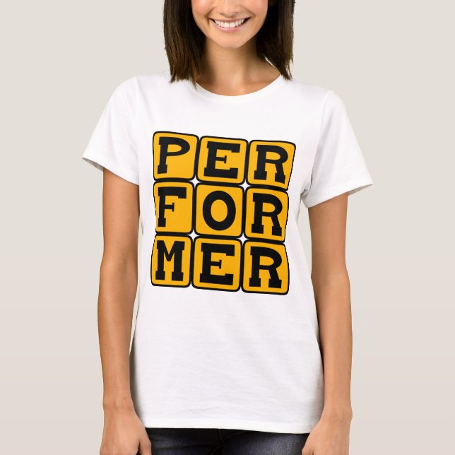 T-shirt Interprète, Figure de scène (Devant)