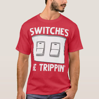 T-shirt Interrupteurs électriques amusants Génie électriqu