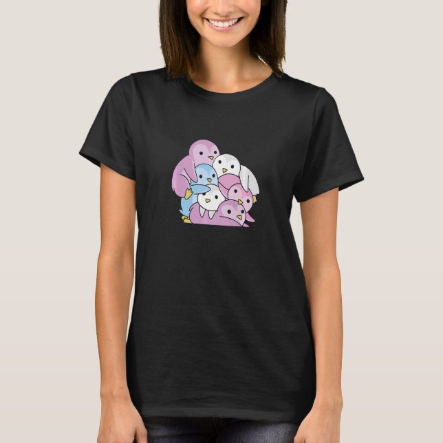 T-shirt Intersex Gay pride Mois Lgbtq Intersex Pengu (Devant)