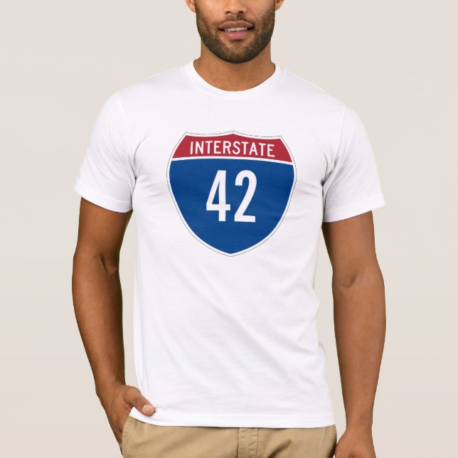 T-shirt Interstate 42 (Devant)