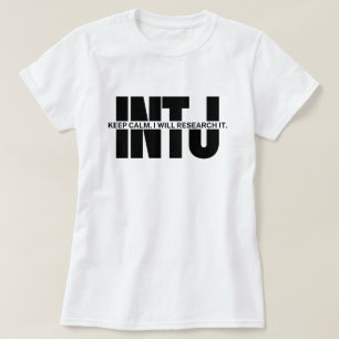 T-shirt INTJ humour Sarcastique Citation INTJ Garder le ca