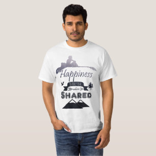T-shirt INTO THE WILD - Happiness IS only réel when shared