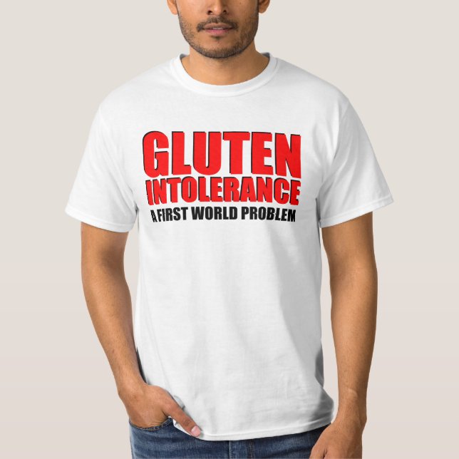 T-shirt Intolérance de gluten (Devant)