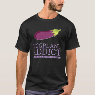 T-shirt intoxiqué d'aubergine
