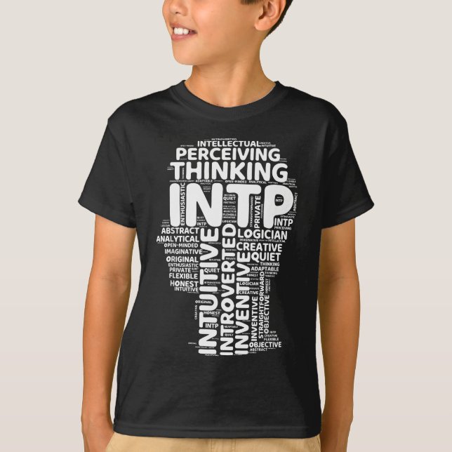 T-shirt INTP Logician Funny Introvert Personality Relation (Devant)