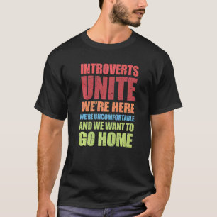 T-shirt Introduction Unite Nous sommes ici Nous sommes mal