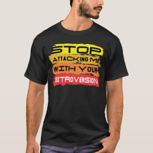 T-shirt Introduire la personnalité INTJ anti social petit 