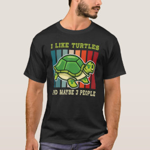 T-shirt Introduire les tortues de mer Animal dire antisoci