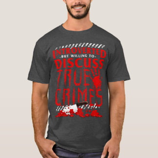 T-shirt Introverted Mais Prêt À Discuter De La Plate-Forme