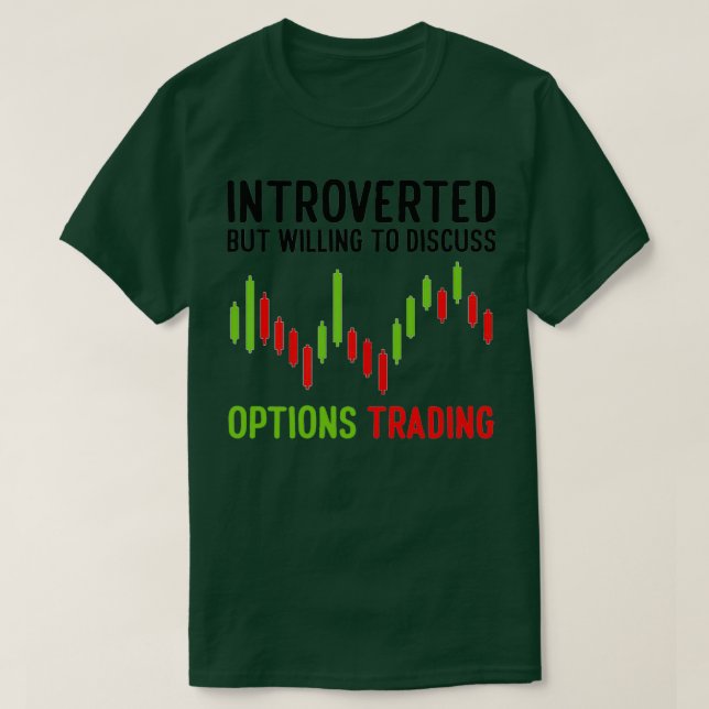 T-shirt Introverted, Mais Prêt À Discuter Des Options D'Éc (Design devant)