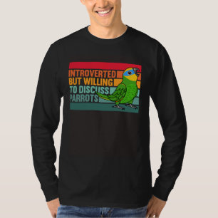 T-shirt Introverti Mais Perroquets Amazone à ailes orange