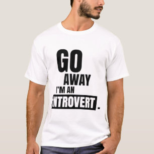 T-shirt Introvertir Introvertir Anti Social Shy Shyness T-