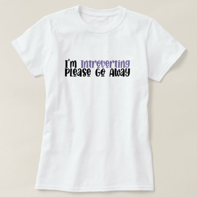T-shirt Introvertis (Design devant)