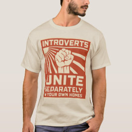 T-shirt Introvertis Unite Séparément Dans Votre Propre