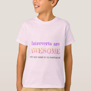 T-shirt Introverts sont impressionnant