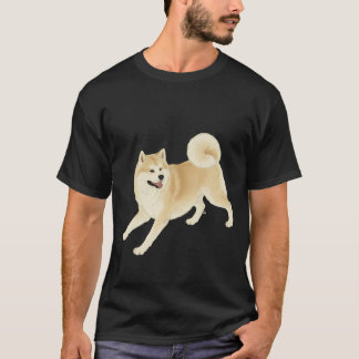 T-shirt 「inu」Japanese style ink painting T-shirt