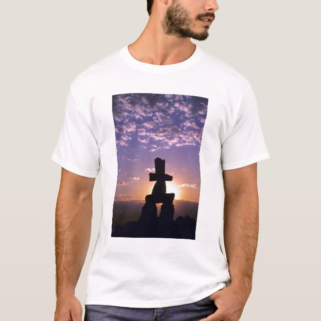 T-shirt Inukshuk Territoires du Nord-Ouest, Canada (Devant)