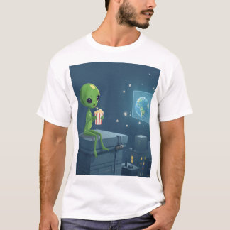 T-shirt invasion Alien