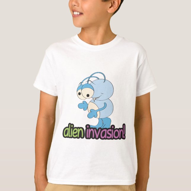 T-shirt Invasion Alien Conception 2 (Devant)