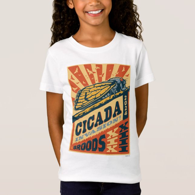 T-Shirt Invasion Canada 2024 Lettre Presse (Devant)