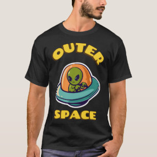 T-shirt Invasion d'aliens OVNI Mars Espace extra-atmosphér