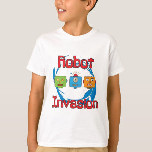 T-shirt Invasion de Robot