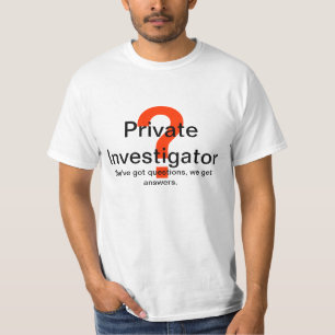 T-shirt Investigateur privé