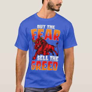 T-shirt Investir Acheter La Peur Vendre Le Marché Stock De