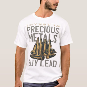T-SHIRT INVESTIR DANS LES MÉTAUX PRÉCIEUX — ACHETER LE LEA