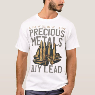 T-SHIRT INVESTIR DANS LES MÉTAUX PRÉCIEUX — ACHETER LE LEA