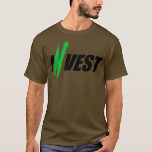 T-shirt Investir Stock Marché Jour d'échange Argent Invest