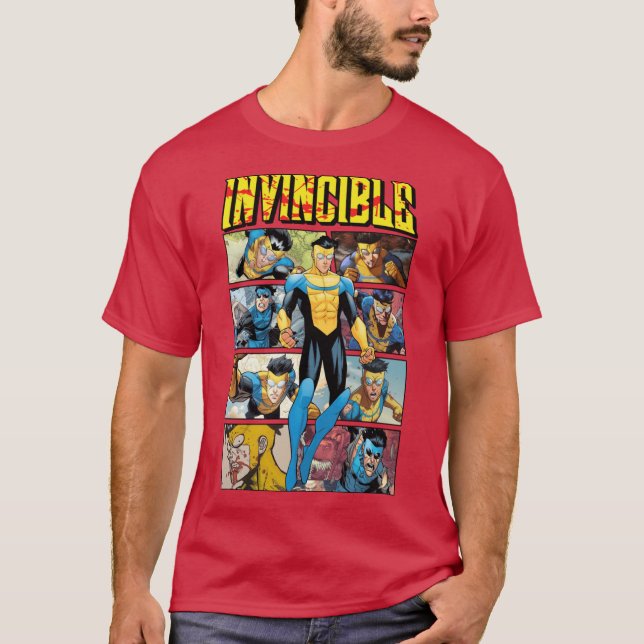 T-shirt Invincible Comic Retro gift (Devant)