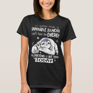 T-shirt Invisible Illness Awareness Month Ribbon Gifts