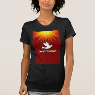 T-shirt Invitation Confirmation Fille Personnaliser, Cust