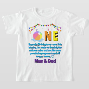 T-shirt Invitation d'anniversaire personnalisée pour une f