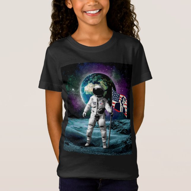 T-Shirt Invitation des astronautes pour Trump 2024 (Devant)