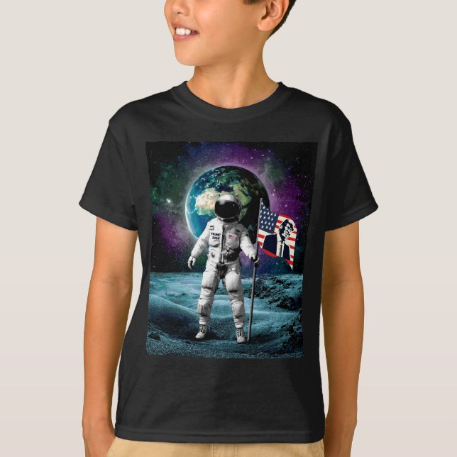 T-shirt Invitation des astronautes pour Trump 2024 (Devant)