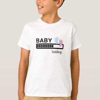T-shirt Invitations Cool de bébé-fille enceinte