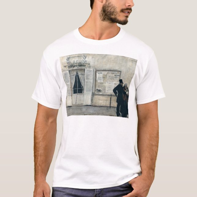 T-shirt Invités en attente de la cérémonie Mariage (Devant)