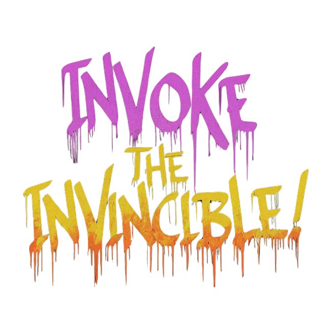 T-shirt Invoquer l'invincible (Créateur téléchargé)