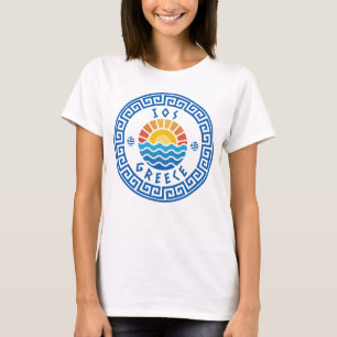 T-shirt IOS, Grèce - Sunshine And Sea Women's