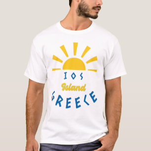 T-shirt IOS Island, Grèce - Sunshine Homme's White