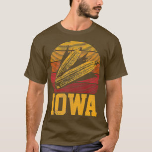 T-shirt Iowa Agricole de maïs Vintage Agricole de maïs fer