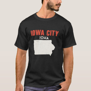 T-shirt Iowa City Iowa Etats-Unis Voyage Iowa