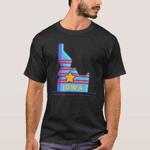 T-shirt Iowa Idaho State Humore Confusion Connaissez Votre