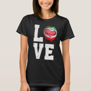 T-shirt Iran Drapeau de football Amour du fan iranien
