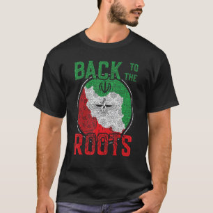 T-shirt Iran Iranian Persian Irani Flag Iran Roots Farsi I