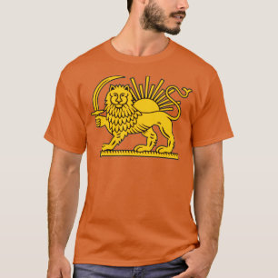 T-shirt Iran Lion Sun Achemenid Empire dynastie Safavide