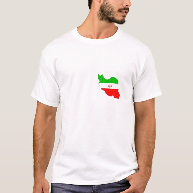 T-shirt IranFlag, Iran (Devant)