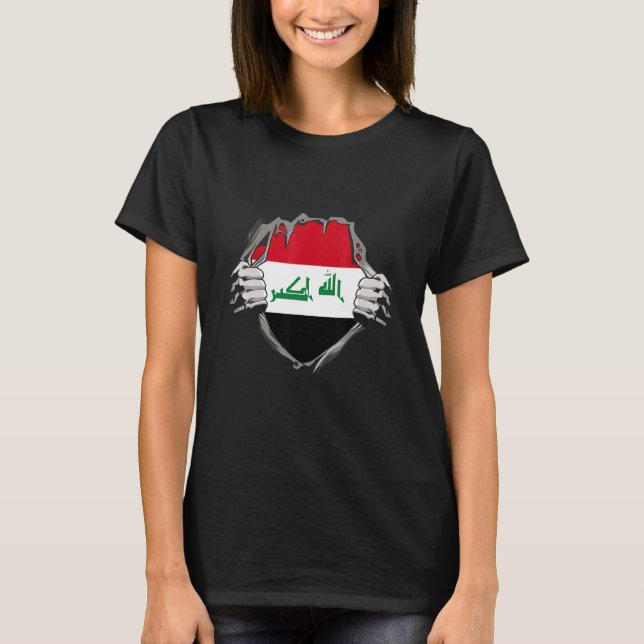 T-shirt Iraq flag (Devant)